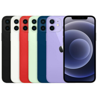 Neu Apple iPhone 12 mini (5G) 128GB/256GB 5,4 Zoll iOS Handys SIMFREE ALL COLOUR