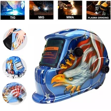 True Color Solar Auto Darkening Welding Helmet Arc Tig Mig Grinding Hood Mask