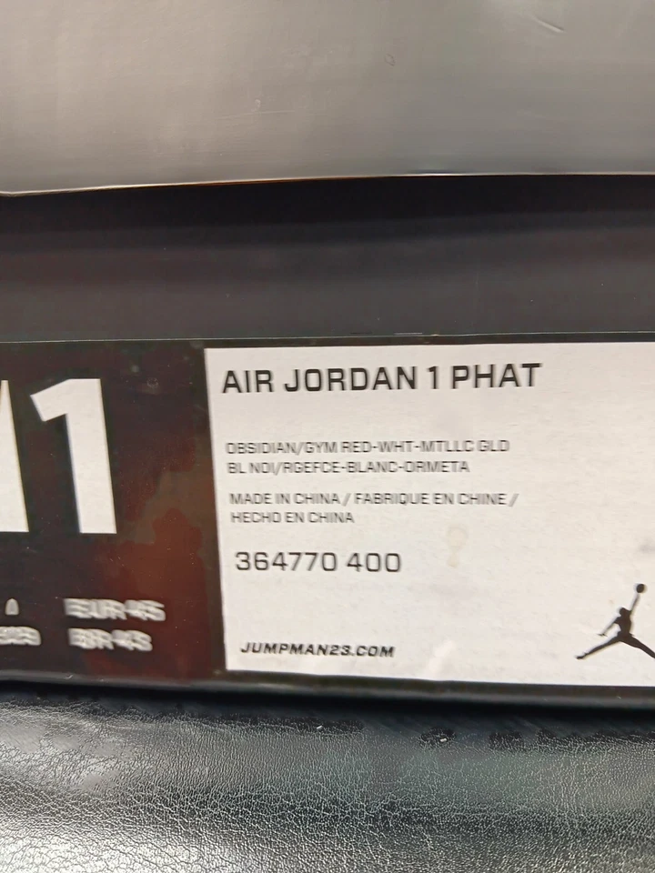 Air Jordan 1 Phat Olympic Hombre Talla 11 364770-400 Con Caja Original Usado  Foto 3 de 4