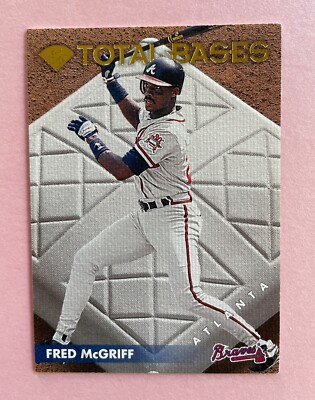 1996 Leaf Baseball Fred McGriff Total Bases # /5000 HOF Atlanta Braves