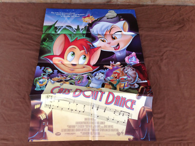 1997 Cats Don't Dance Original Movie House Full Sheet Poster