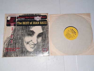 Joan Baez　12㌅レコード Vintage Vinyl Record The Best of Joan Baez Square Records 12
