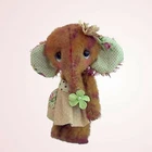 Magnolia soft toy elephant sewing pattern.   Makes a cute mini 4"  elephant