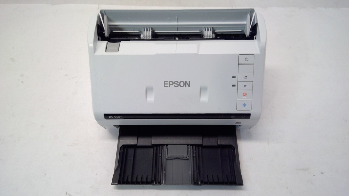 Epson DS-530 II J382D Color Duplex Document Scanner No Input Tray