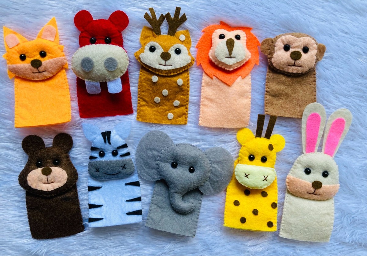 Baby Stocking Fillers Losuya 10pcs Animal Finger Puppet Dolls Cartoon ...