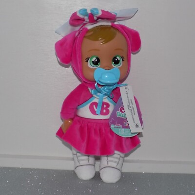 Cry Babies Tiny Cuddles Roxy Cheerleader Baby Doll Cries Real