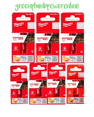 Milwaukee Diamond Max Fliesenbohrer 5mm 6mm 8mm 10mm 12mm 16mm 25mm