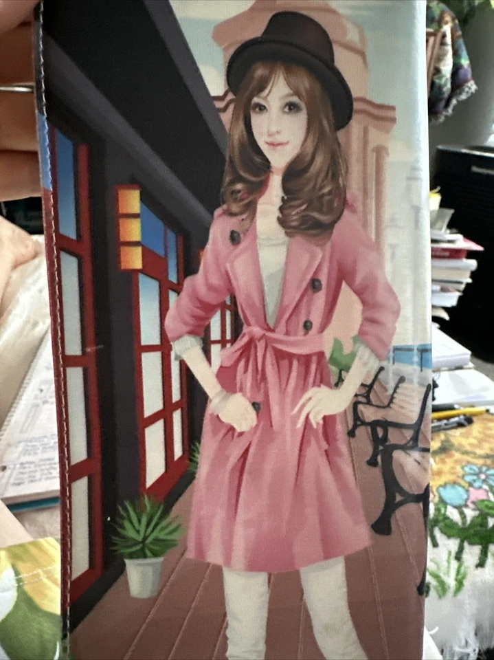 NICOLE LEE SIGNATURE Ladies Wristlet WALLET ZIP NYC Chic Woman Coffee Shop City - Image 4 of 4