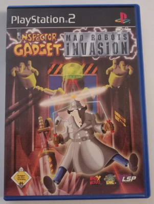 Sony PS2 Playstation 2 Inspector Gadget Mad Robots Invasion in OVP mit Anleitung