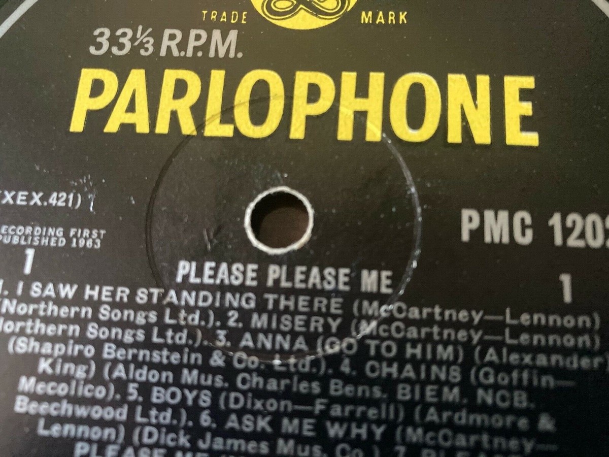 THE BEATLES PLEASE PLEASE ME UK 1963 PARLOPHONE 5th Press LOVELY
