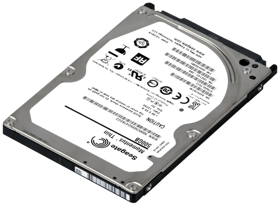 Disque Dur Seagate Momentus Thin ST500LT012 500GB 5.4K 16MB SATA II 2.5'' - Photo 2/3