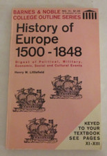 Barnes & Noble College Outline Series: History of Europe 1500-1848 (Littlefield)