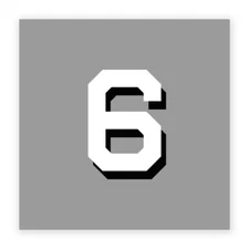 5 Hull Number Decal - US Navy Ship Decal - Model Kit Decal - USN Veteran Decal