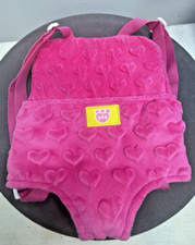 Build A Bear Workshop BABW Pink Hearts Carrier Backpack Adjustable Straps Toy