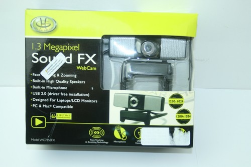 Gear Head Sound FX Webcam - 1.3MP HD Video & Audio - Afbeelding 2 van 7
