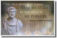 The True Worth of A Man - Marcus Aurelius - NEW Famous Roman Emperor Poster