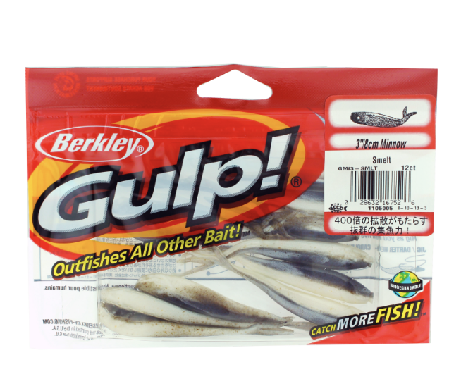 Berkley Gulp Minnow Soft Bait, 3
