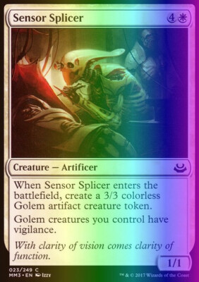 Magic the Gathering MTG Sensor Splicer (23) Modern Masters 2017   LP FOIL
