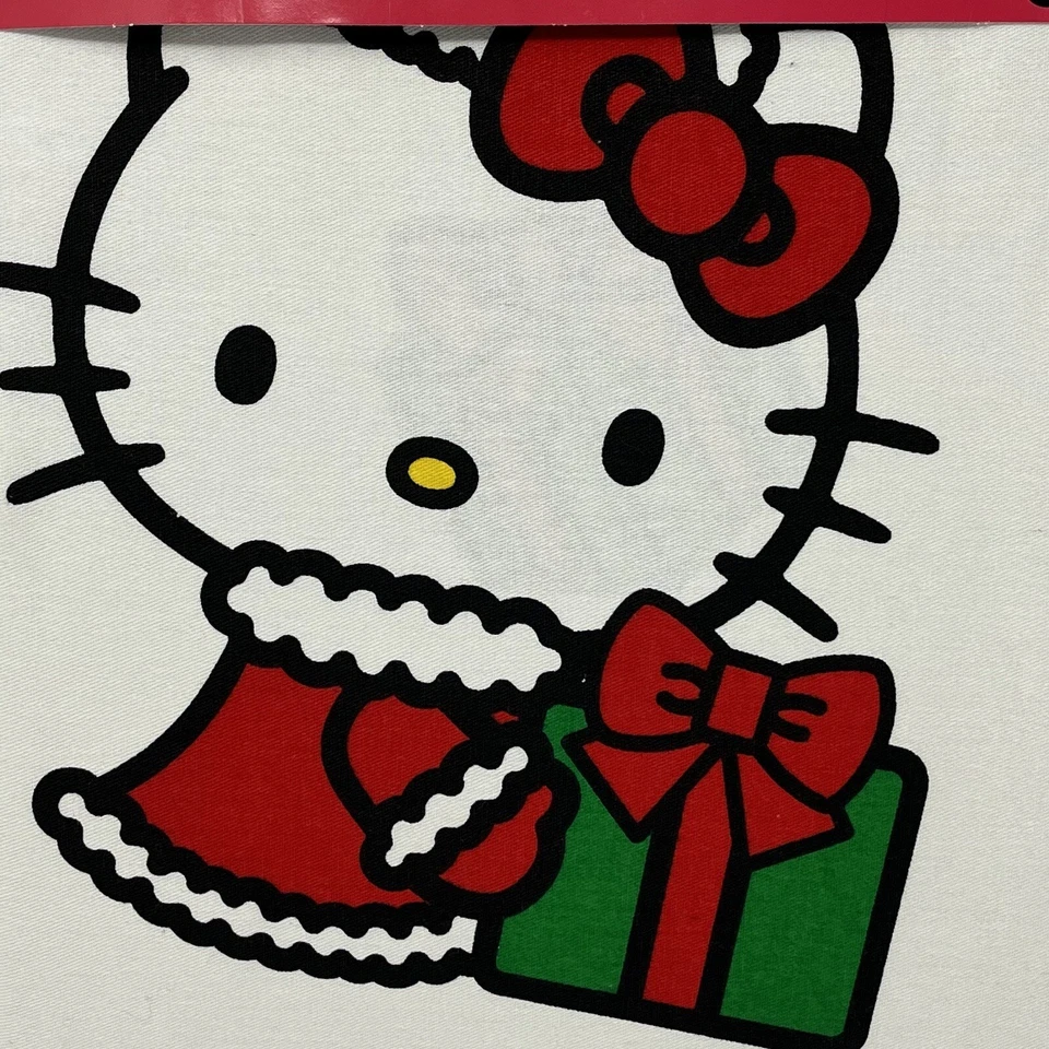 Hello Kitty Christmas Shower Curtain Sanrio Holiday Present Gifts 72”x72” NEW - Image 3 of 4