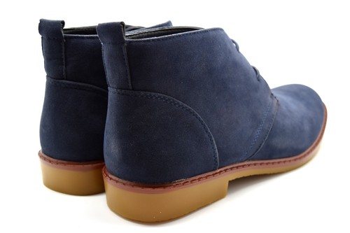 HERREN SCHNÜRLEDER KUNSTWILDLEDER WÜSTENKNÖCHEL CHUKKA STIEFEL SMART FREIZEIT KLEID SCHUHE GRÖSSE - Bild 14 von 34