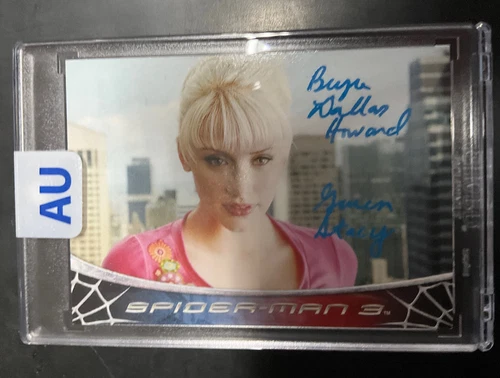 2007 Marvel Spider-man 3 Bryce Dallas Howard Auto Autograph Inscription SWAU COA