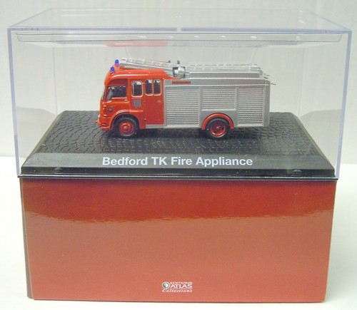 Feuerwehr Bedford TK Fire Appliance, 1:72 , Atlas ,Fertigmodell,  Neuware - Bild 3 von 3