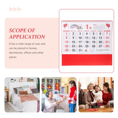 2pcs Practical Tearable Chinese Calendar 2023 Wall Calendar | eBay
