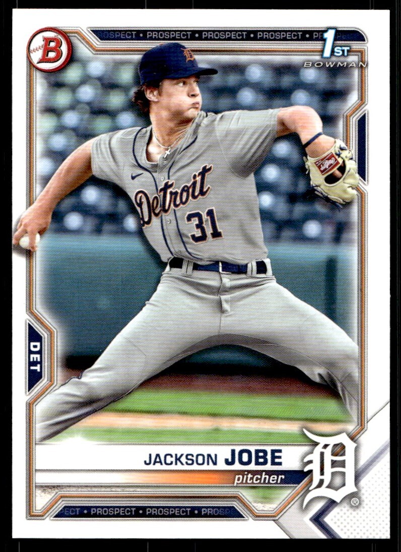 2021 Bowman Draft Jackson Jobe G238 Detroit Tigers #BD-69