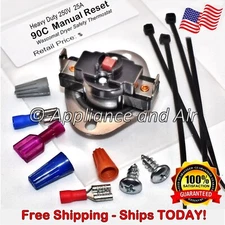 Wascomat Dryer Safety Thermostat Manual Reset 90C 231784 487231784, Ships TODAY!