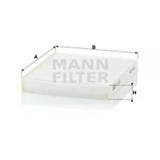 Filter, cabin air MANN-FILTER CU19001 for Kia Soul