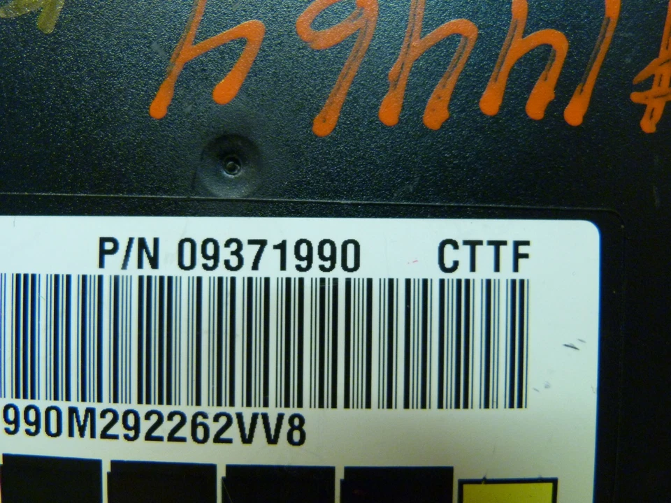 Módulo de control de carrocería Chevrolet Silverado 1500 2000 00 BCM BCU 09371990 CTTF OEM Foto 3 de 4
