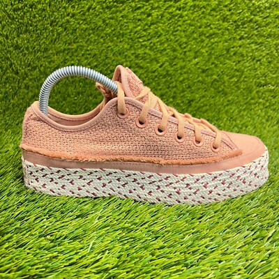 Converse CT All Star Espadrille OX Womens Size 7.5 Pink Casual Shoes Sneakers
