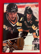 NHL MARIO LEMIEUX Pittsburgh Penguins 1994-95 Flair Hockey Trading CARD #135