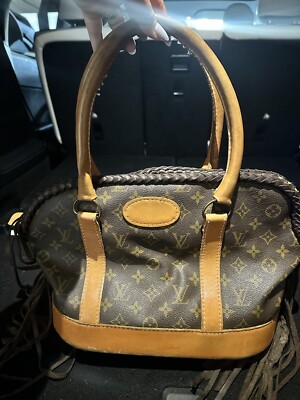 Louis Vuitton Monogram French Company  Chien Pet Dog Baxter Carrier Purse