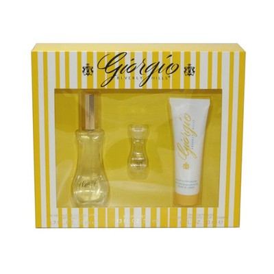 GIORGIO BEVERLY HILLS Eau de Toilette Spray 50ml Piece Gift Set  NIB/Sealed