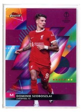 2023-24 Topps Finest UEFA Dominik Szoboszlai Pink Refractor #65/75 (DC)
