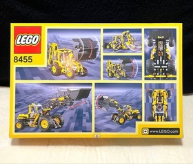 LEGO Technic Model Construction Tractor Backhoe Set 8455 (2003) NEW Sealed Box