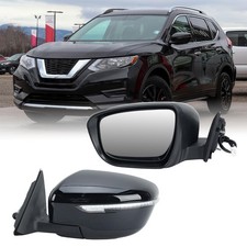 Left Driver Side Mirror Compatible with Nissan Rogue 2014-2021 with Heated Ma...