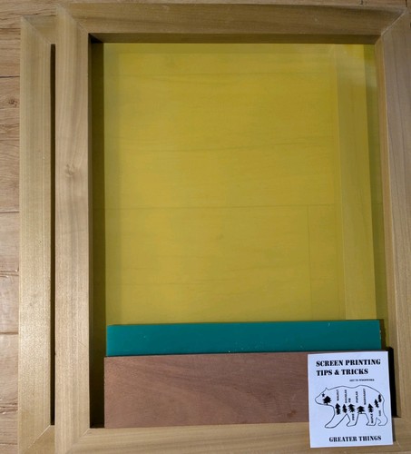 Screen Printing Frame 20 by 16 (2) 200 Mesh and Squeegee 