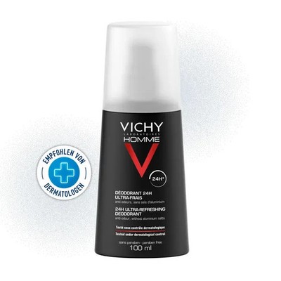 Vichy Homme Deo Zerstäuber Ultra Frisch, 100 ml, PZN 06712279