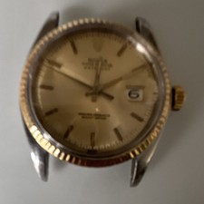 Rolex Datejust Automatic Wristwatch Gold Dial...