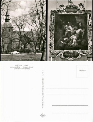 Friedrichstadt (Eider) Evgl.-Luth. Kirche Altarbild v. Jürgen Ovens 1960