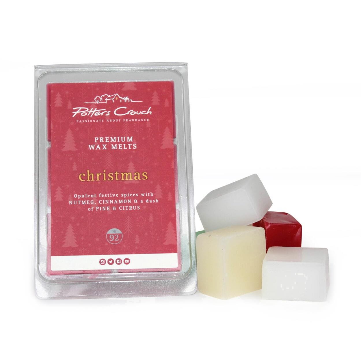 Potters Crouch Scented Festive 6 Wax Melts Tarts Fragrance Christmas Scent 40Hr