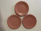 Vintage Homer Laughlin Fiestaware Pink Rose, Bread Plates SET OF 3. Lead Free