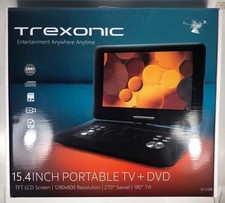 Trexonic 15.4  Portable TV  DVD Player