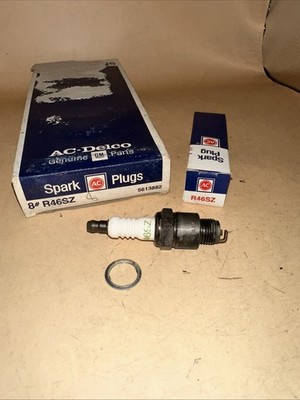 (8) *Light Rust* ACDelco R46SZ Spark Plugs (Fits 77-79 FIREBIRD +More) Tap Desc.