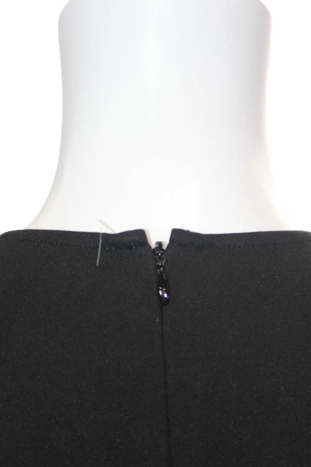 Платье женское Magaschoni Collection на молнии короткий рукав черное размер 0 - Изображение 4 из 4