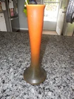 Roseville Rosecraft Burnt Orange 1920 Art Deco Pottery Bud Vase