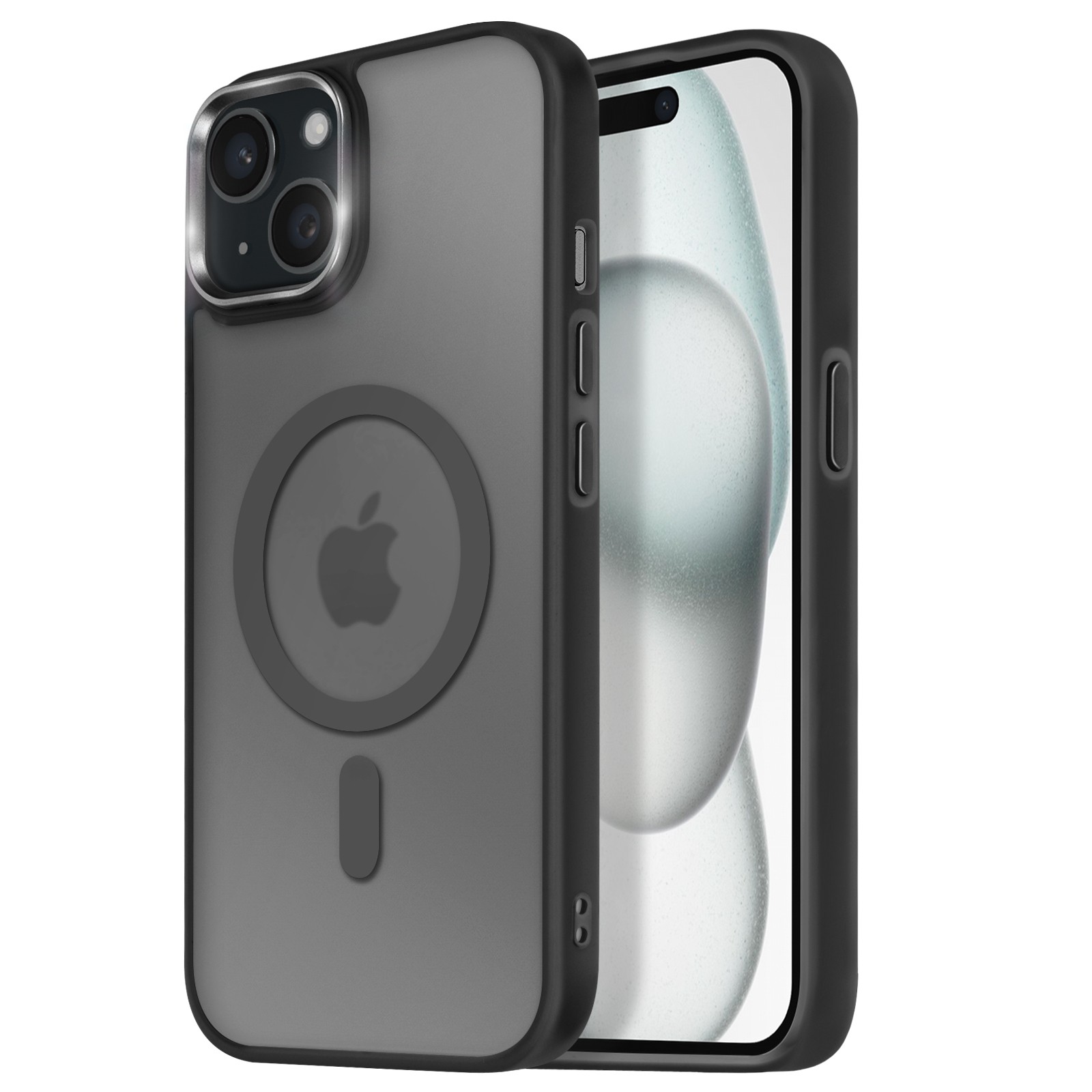 Coque iPhone 15 Plus et 14 Plus Avizar Frost Color semi-transparente