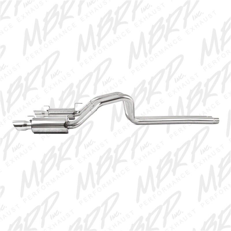 MBRP S7269409 Dual Rear Exit 3" Catback Exhaust for 2007-2010 Ford GT500 5.4L V8